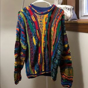Vintage Rainbow Oversized Coogi Sweater